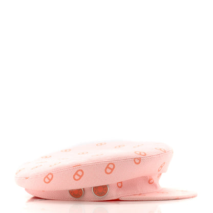 Hermes Canvas Womens Vauban Chaine d'Ancre Cap 56 Rose Pop 4 of 9