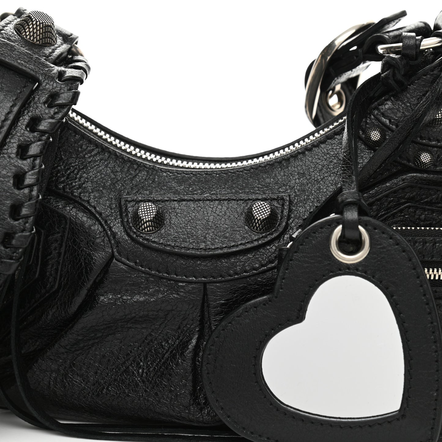 Agneau Arena Le Cagole Shoulder Bag XS Black