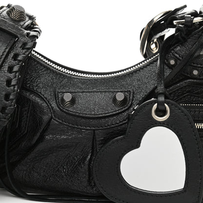 Balenciaga Agneau Arena Le Cagole Shoulder Bag XS Black 8 of 12