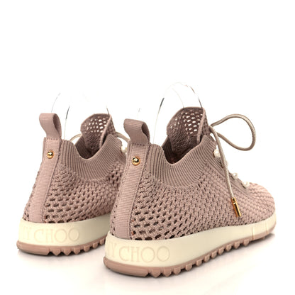 Jimmy Choo Veles Knit Pearly Lace Up Sneaker 38 Light Pink 5 of 8