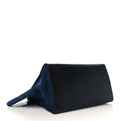 Celine Smooth Calfskin Suede Large Tri-Color Trapeze Dune 3 of 8