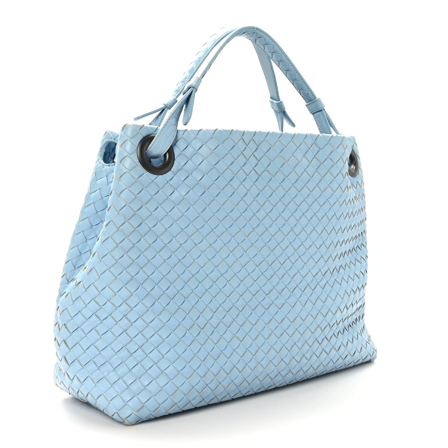 Bottega Veneta Nappa Intrecciato Medium Garda Bag Light Blue 3 of 11