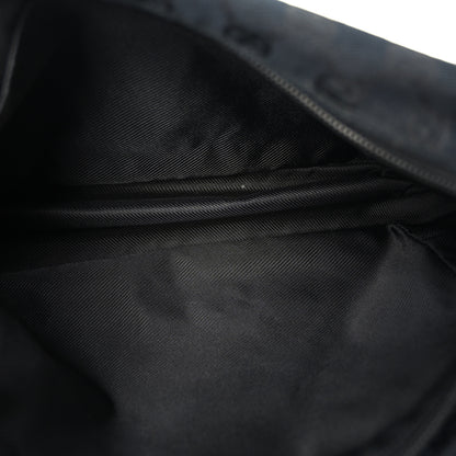 Gucci Monogram Flap Pocket Messenger Bag Black 5 of 9
