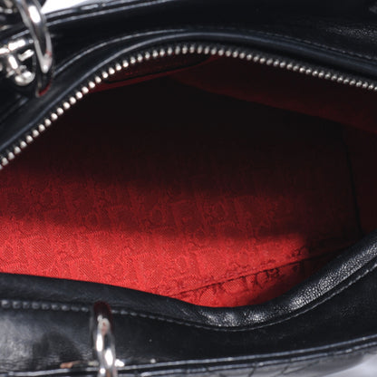 Christian Dior Lambskin Cannage Medium Lady Dior Black 5 of 9