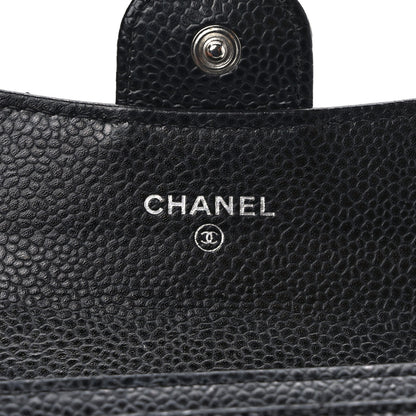 Chanel Caviar Quilted Flap Card Holder Black 6 of 7