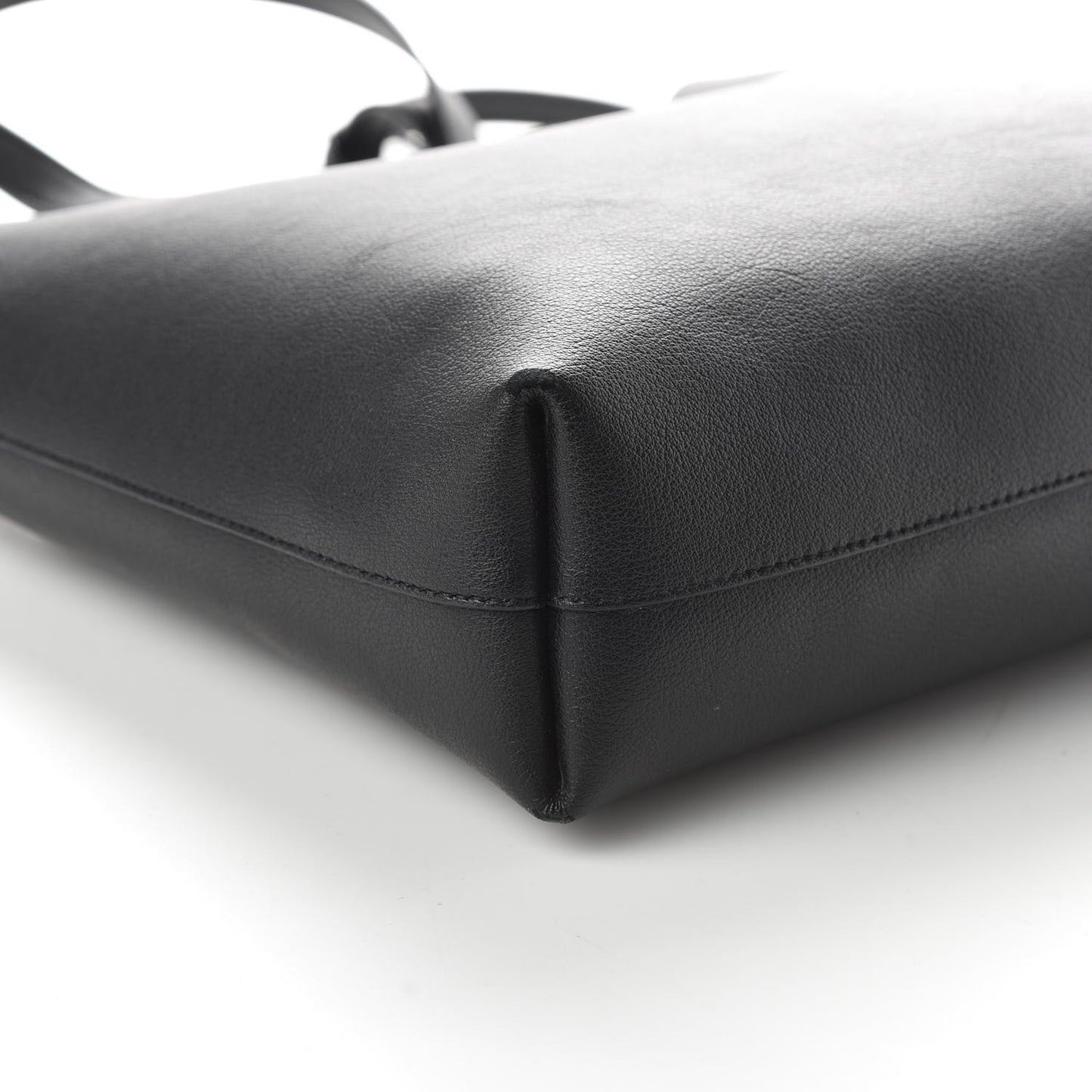 Calfskin Toy Shopping Tote Black