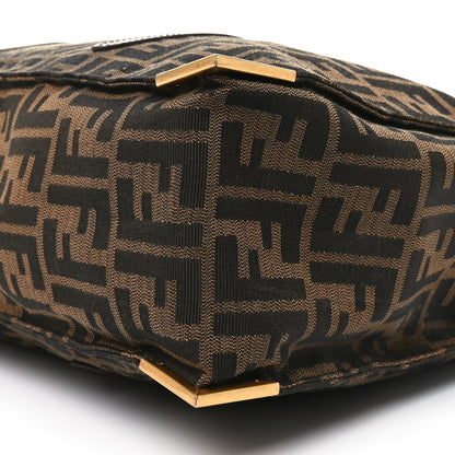 Fendi Zucca Metal Frame Tote Tobacco 10 of 10