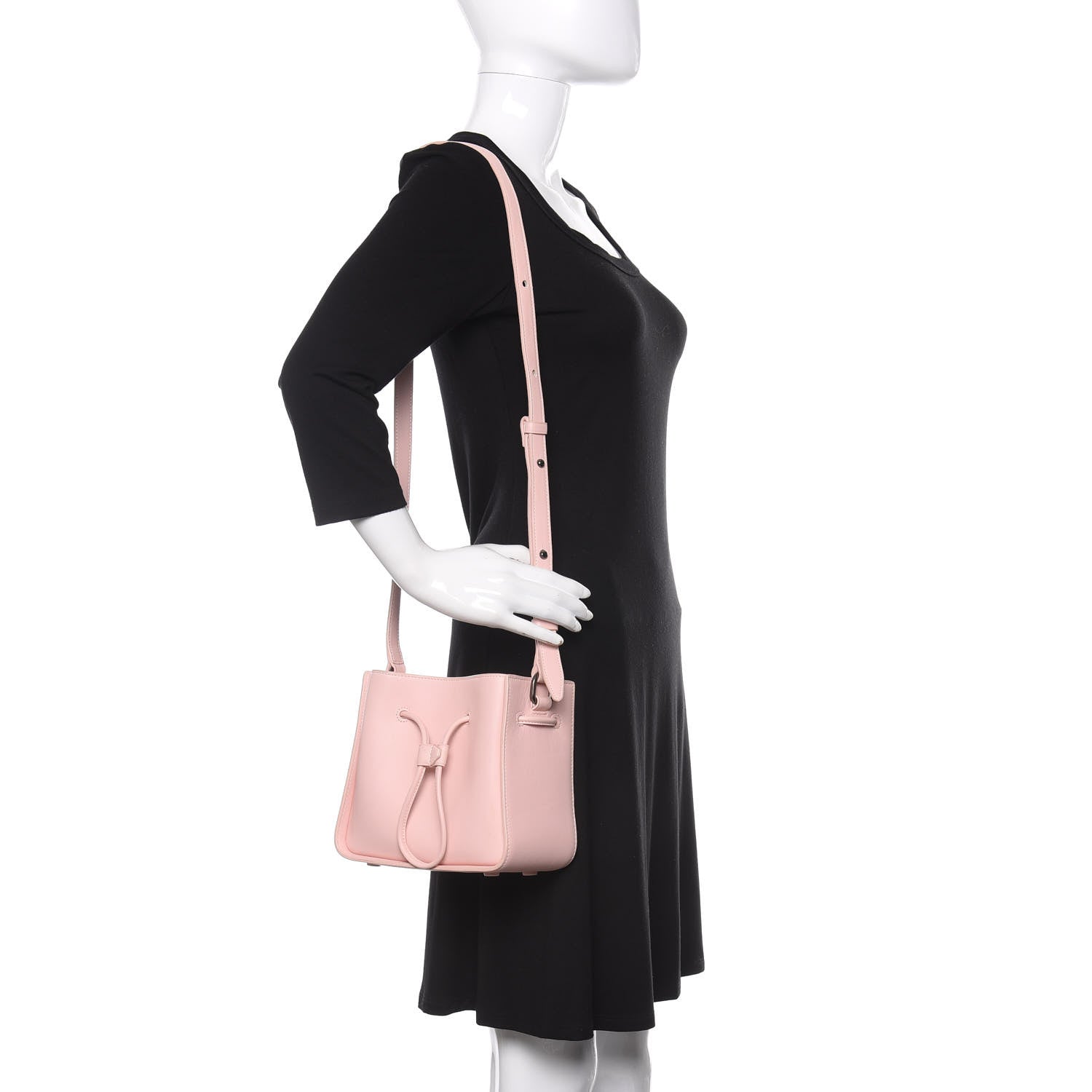 3.1 Phillip Lim 3.1 Smooth Calfskin Mini Soleil Bucket Bag Light Pink 2 of 17
