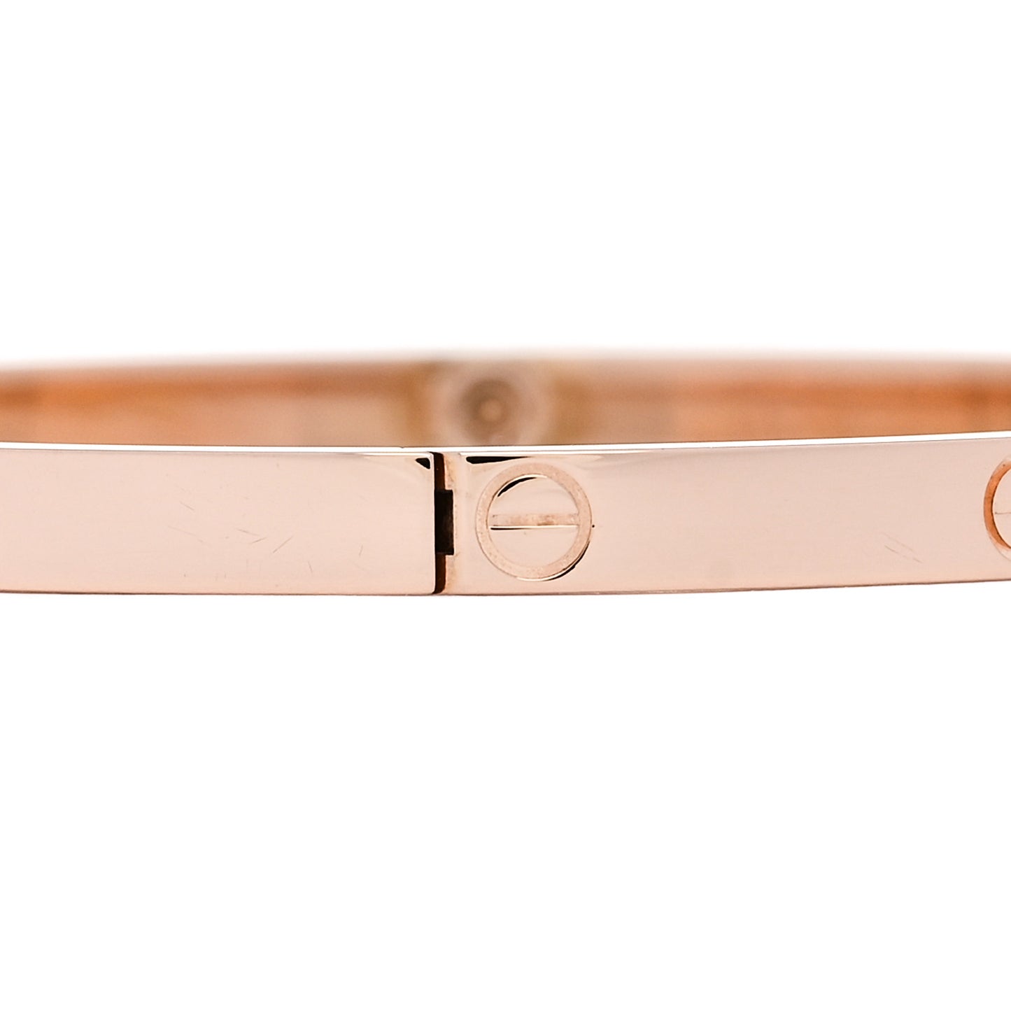 18K Pink Gold Small LOVE Bracelet 17