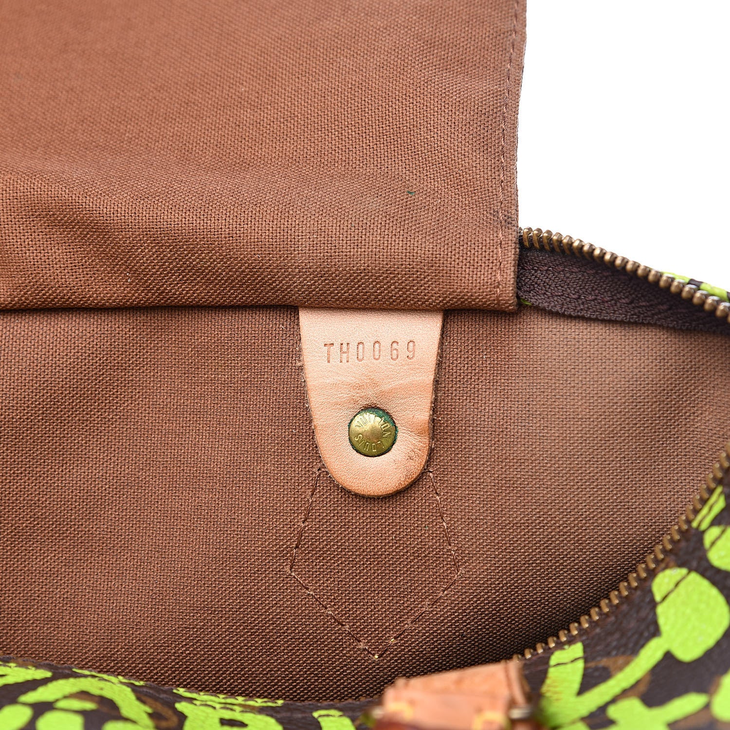 Louis Vuitton Monogram Graffiti Speedy 30 Green 6 of 16