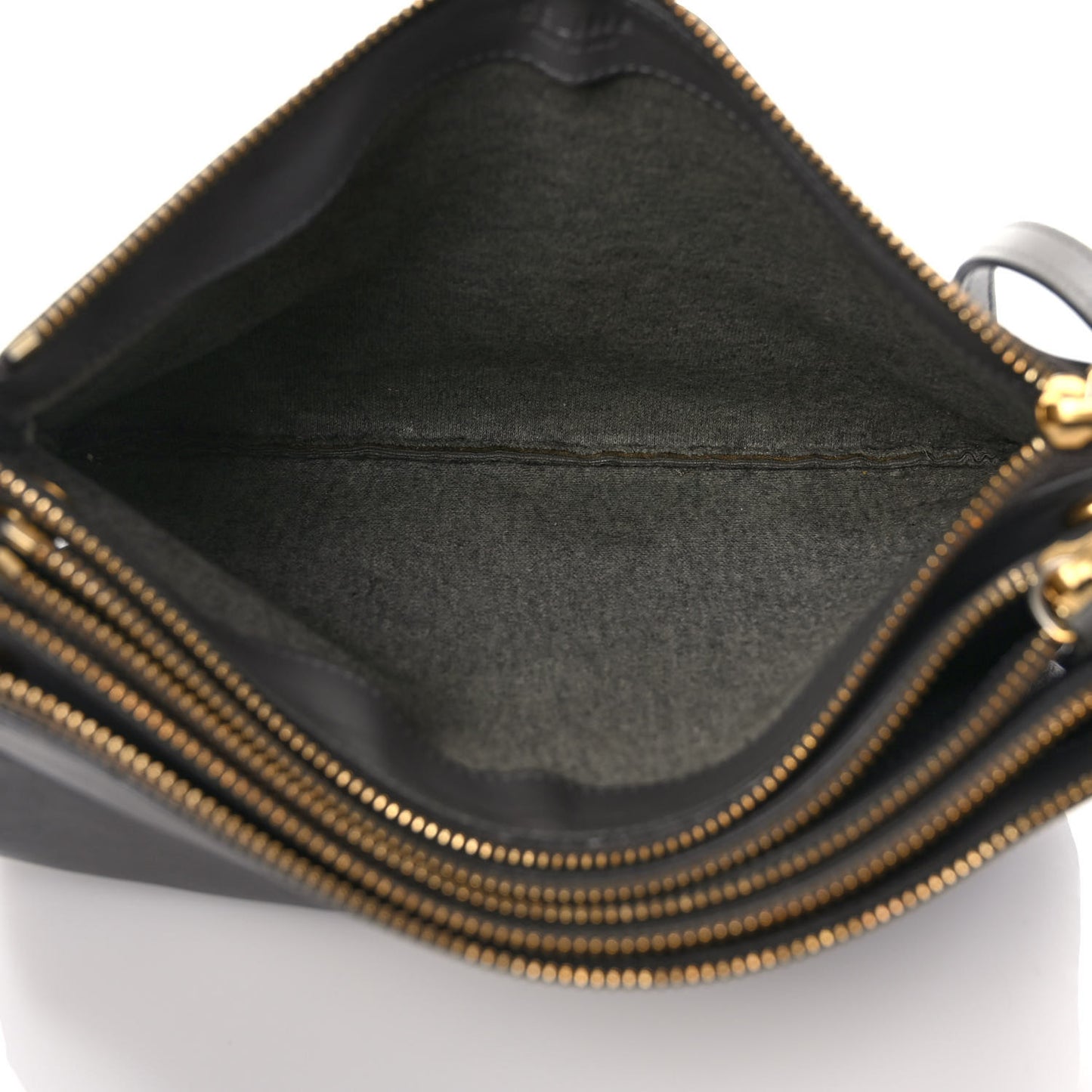 Lambskin Large Trio Crossbody Bag Medium Grey