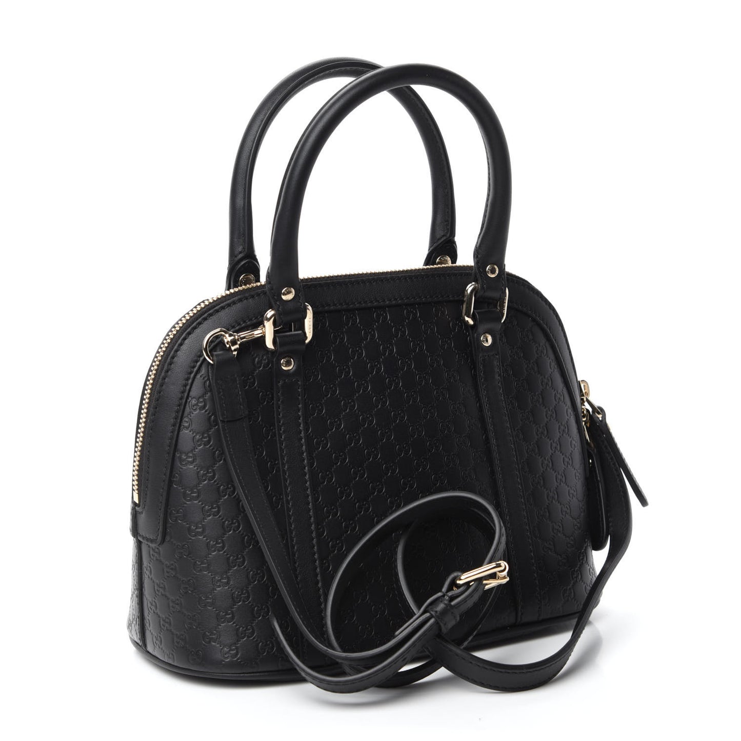 Microguccissima Mini Dome Bag Black