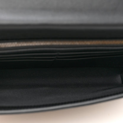 Gucci GG Supreme Monogram Mini Peony Pearly Clutch Black 6 of 7