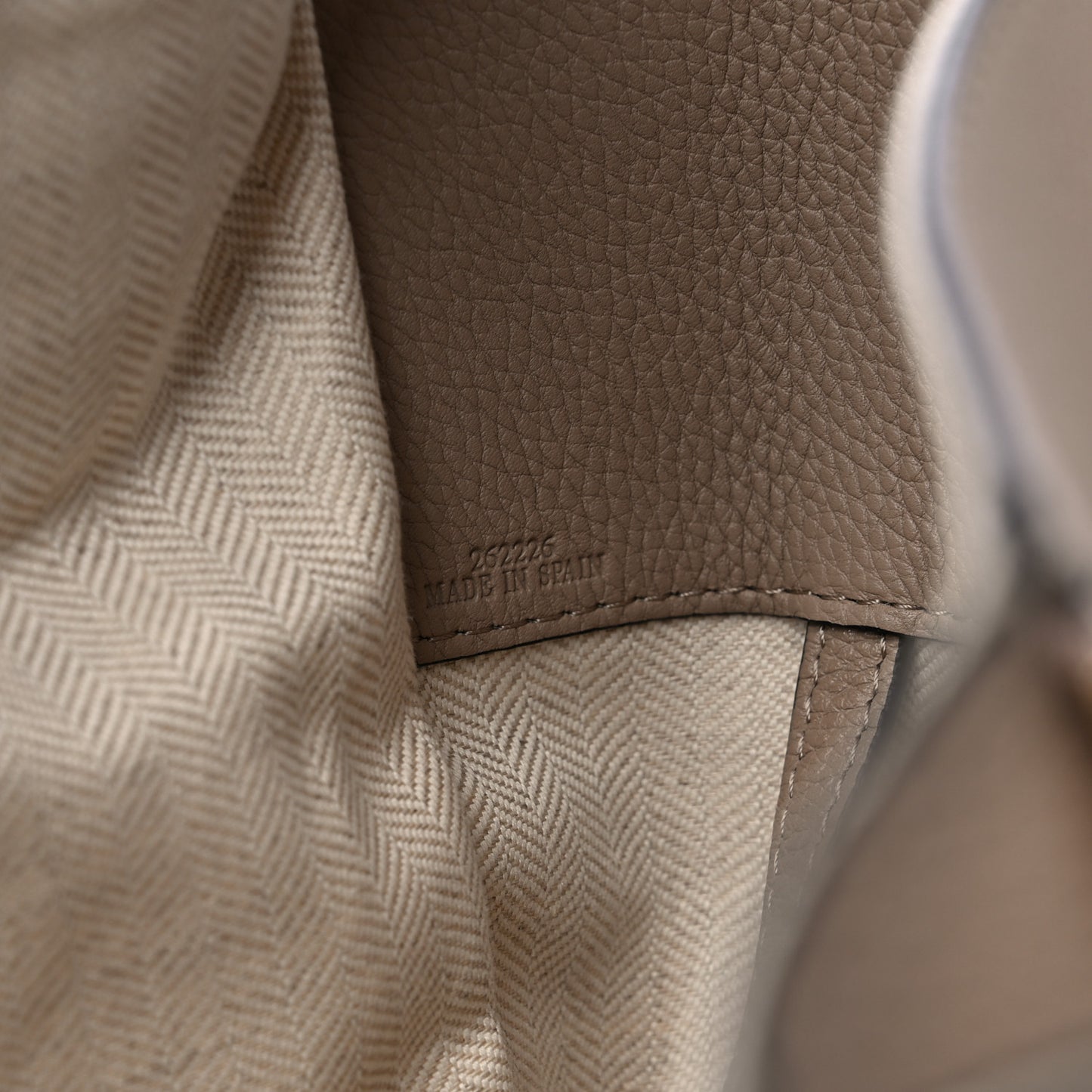 Calfskin Small Hammock Shoulder Bag Sand Mink