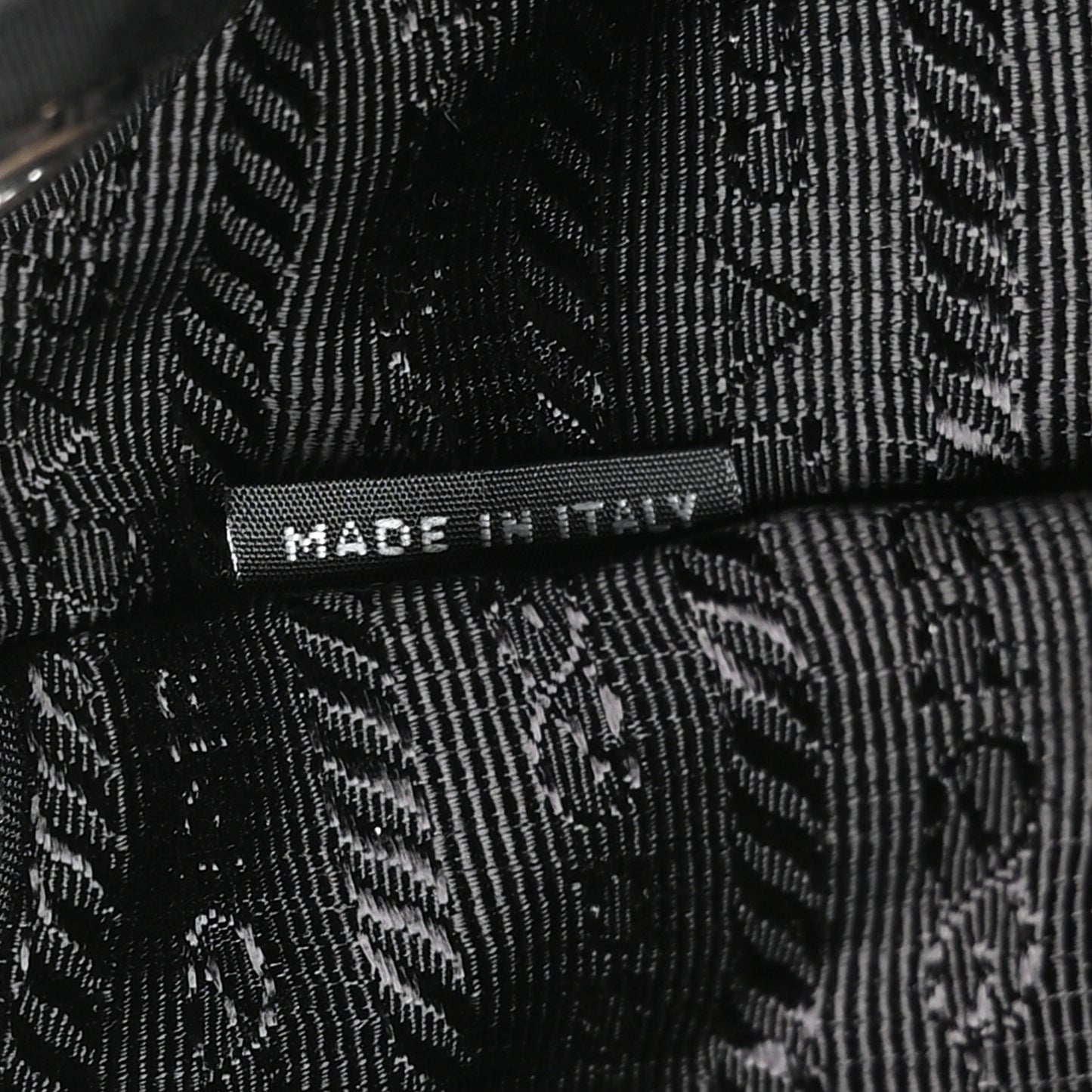 Tessuto Nylon Saffiano Medium Backpack Black