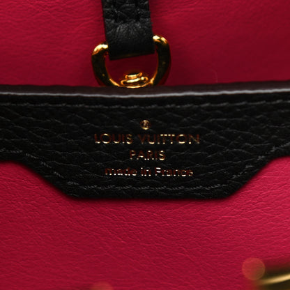 Louis Vuitton Taurillon Capucines PM Black 6 of 9