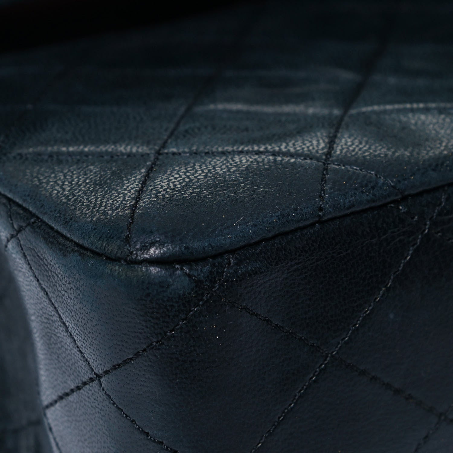 Chanel Lambskin Quilted Small Double Flap Navy 9 of 10