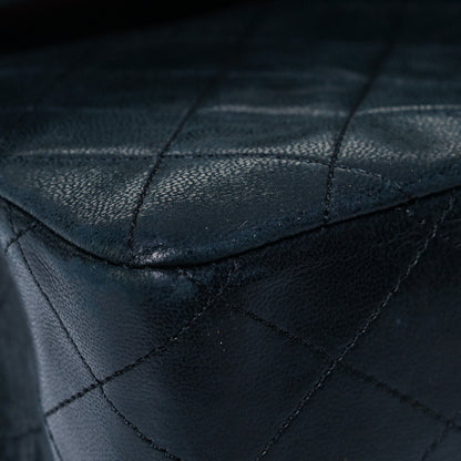 Chanel Lambskin Quilted Small Double Flap Navy 9 of 10