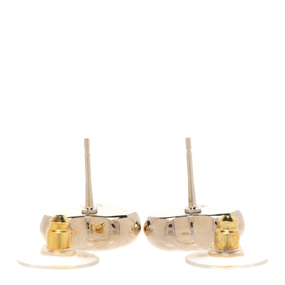 Chanel CC Heart Earrings Gold 3 of 5