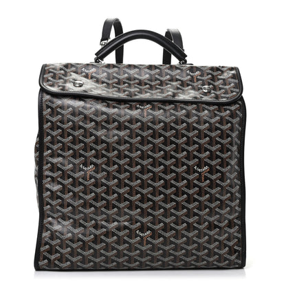 Goyard Goyardine Saint Leger Soft Briefcase Backpack Black 1 of 8