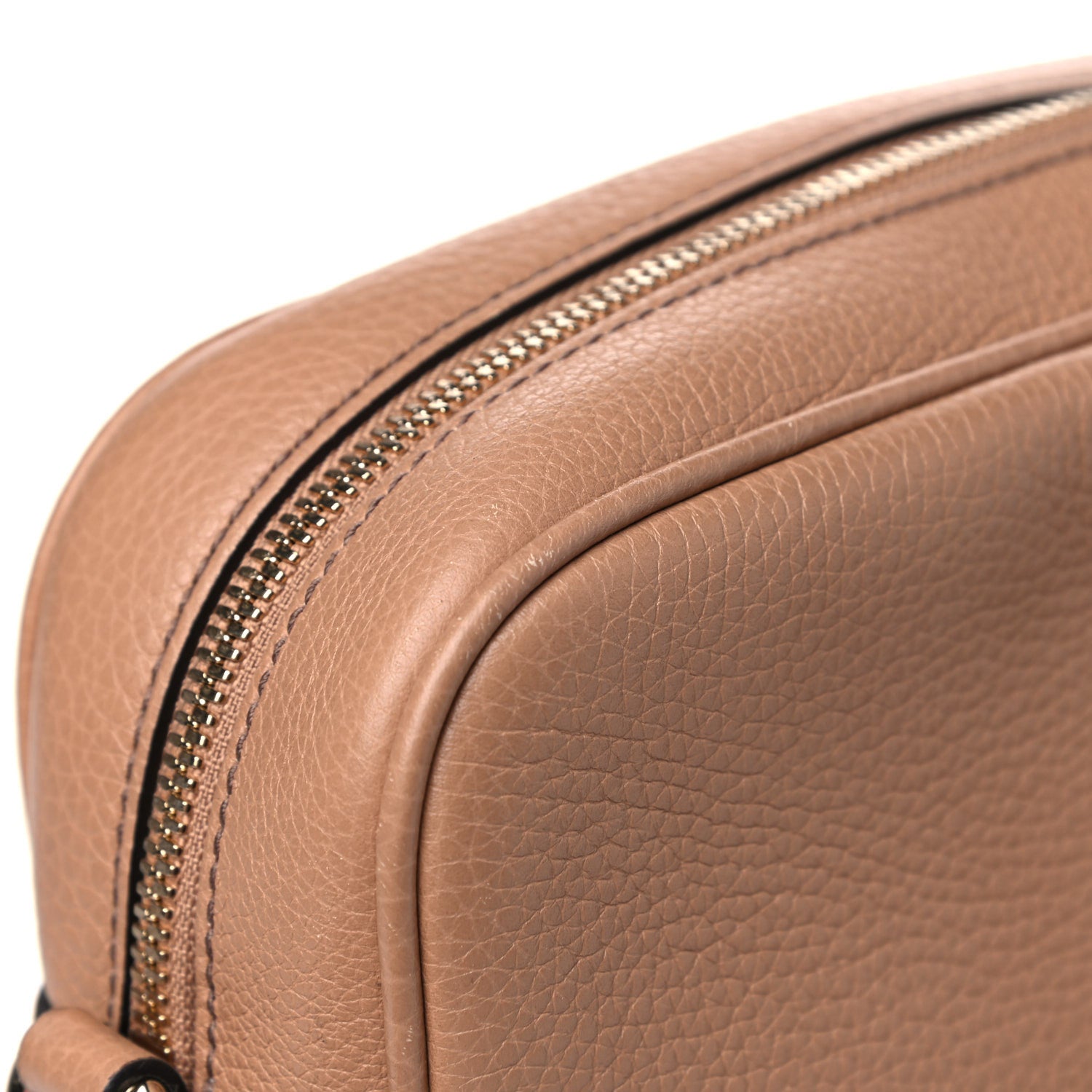 Gucci Pebbled Calfskin Small Soho Disco Bag Rose Beige 13 of 14