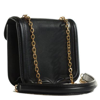 Alexander McQueen Calfskin Mini Heroine Chain Satchel Black 3 of 9