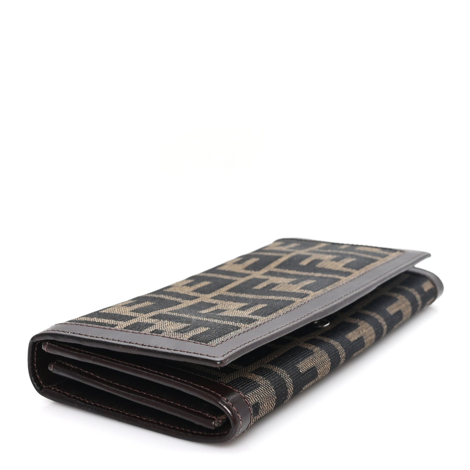 Fendi Zucca Continental Wallet Tobacco 4 of 6