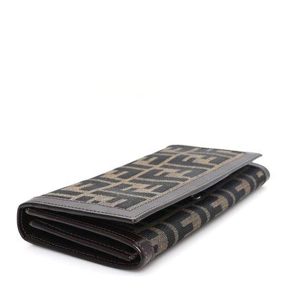Fendi Zucca Continental Wallet Tobacco 4 of 6