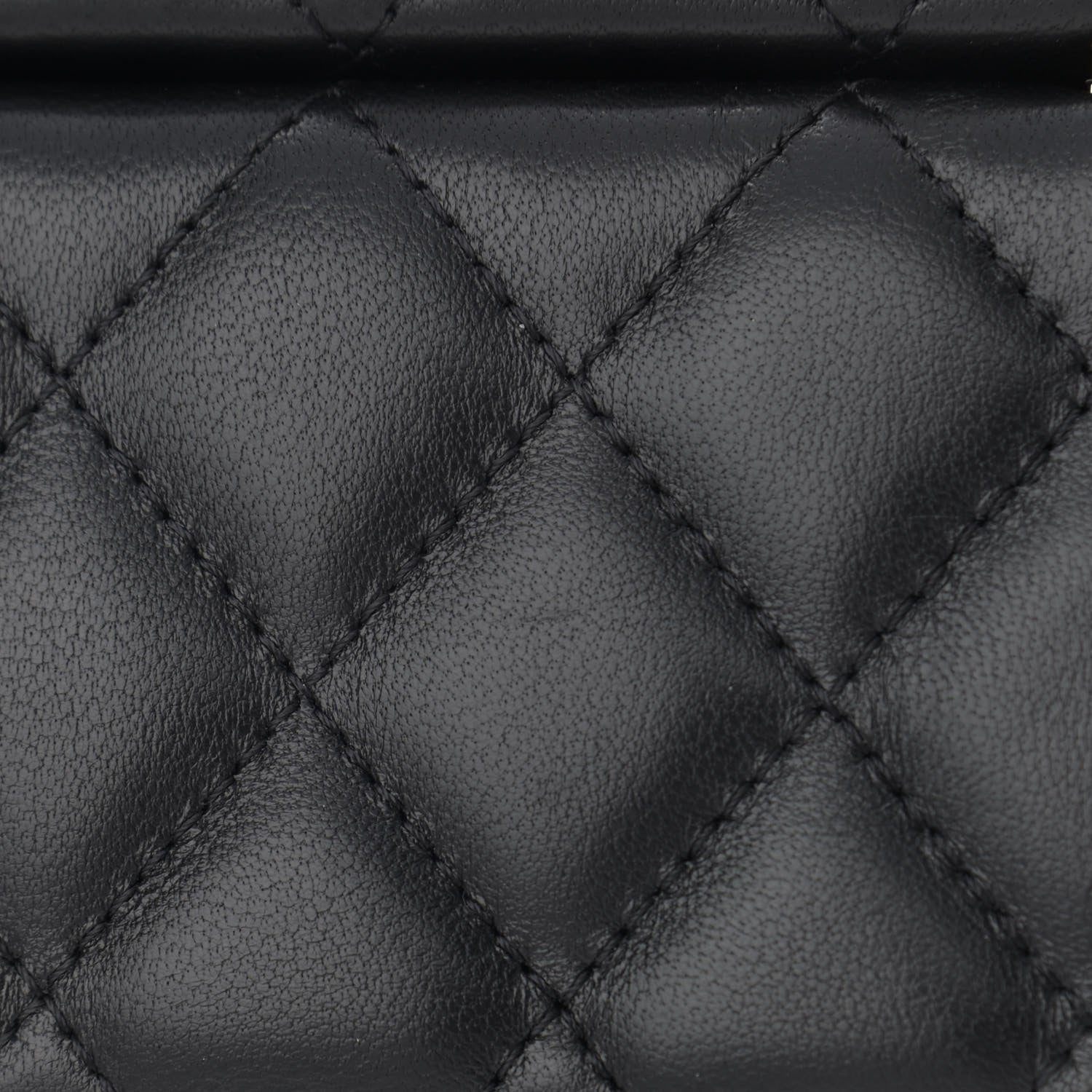 Chanel Lambskin Quilted Jewelry Case Black 13 of 15