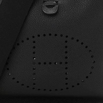 Hermes Taurillon Clemence Evelyne III PM Black 8 of 11