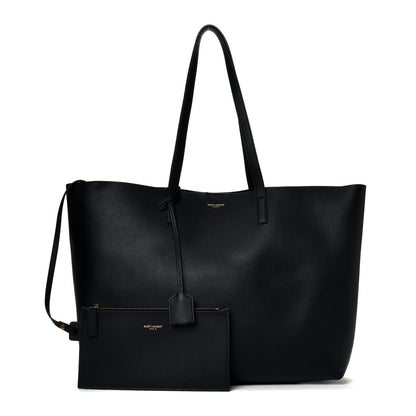 Saint Laurent Calfskin Large Shopping Tote Black 1 of 6