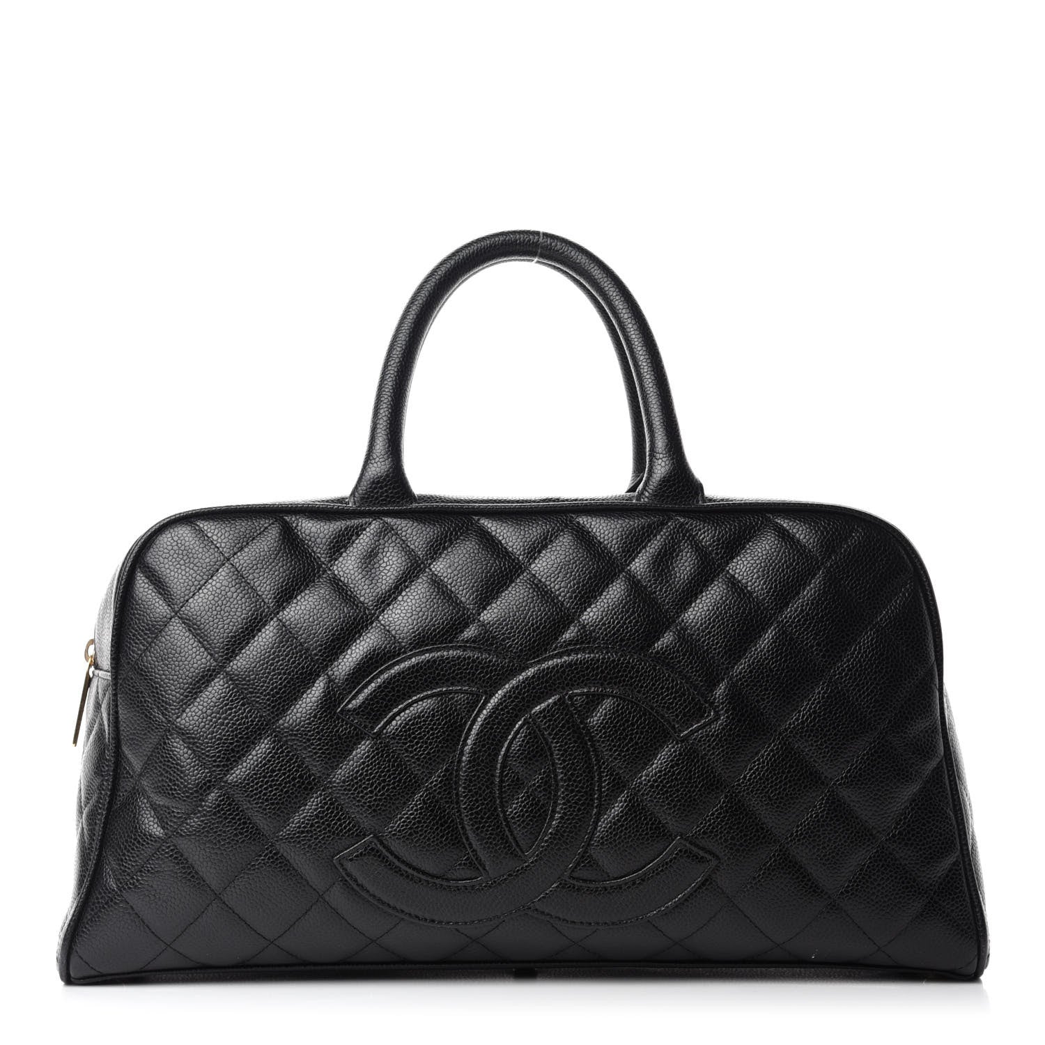 Chanel Caviar Quilted Large Bowler Black 1 of 13