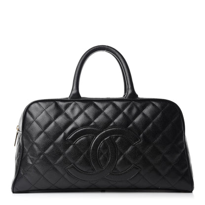 Chanel Caviar Quilted Large Bowler Black 1 of 13