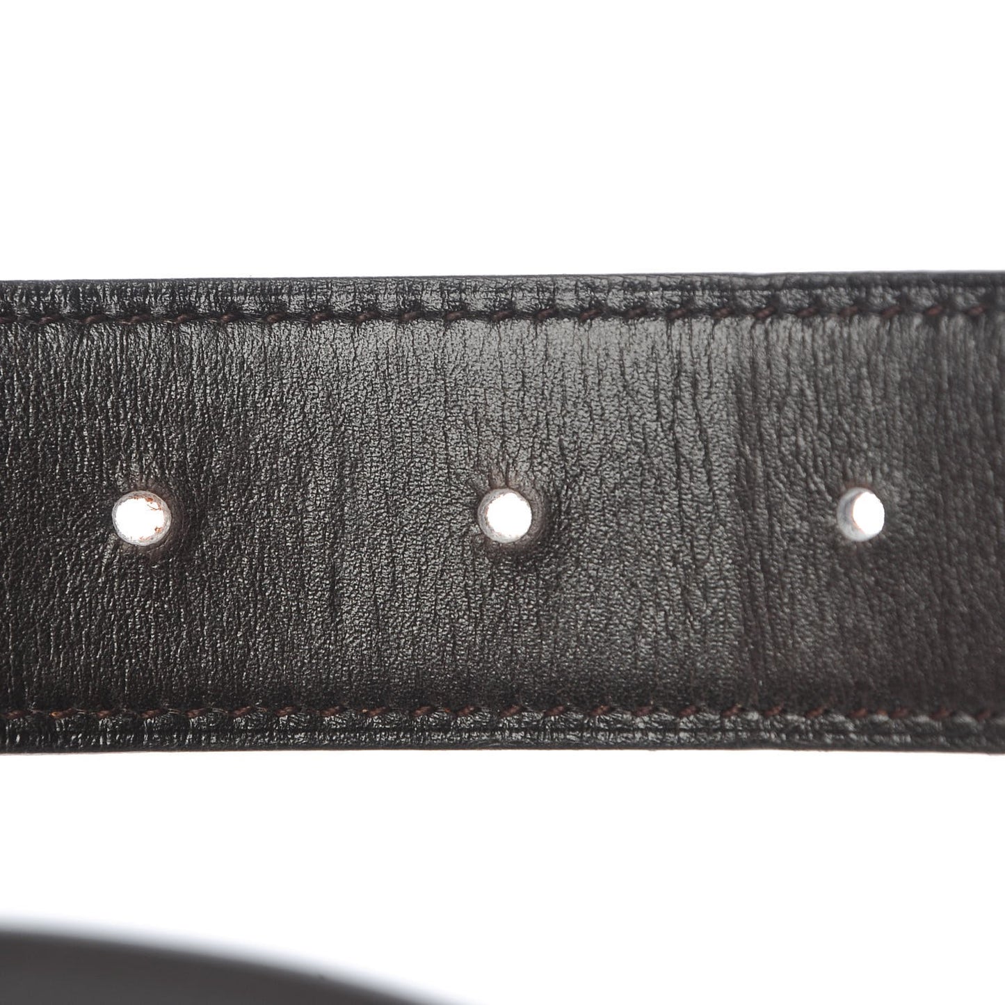 Box Togo 32mm Calandre H Belt 90 Chocolate Orange