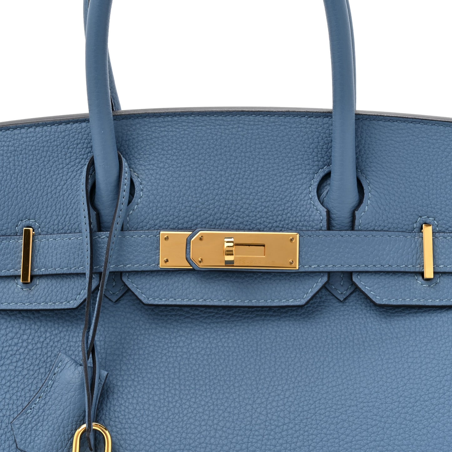 Togo Birkin 30 Bleu Azur