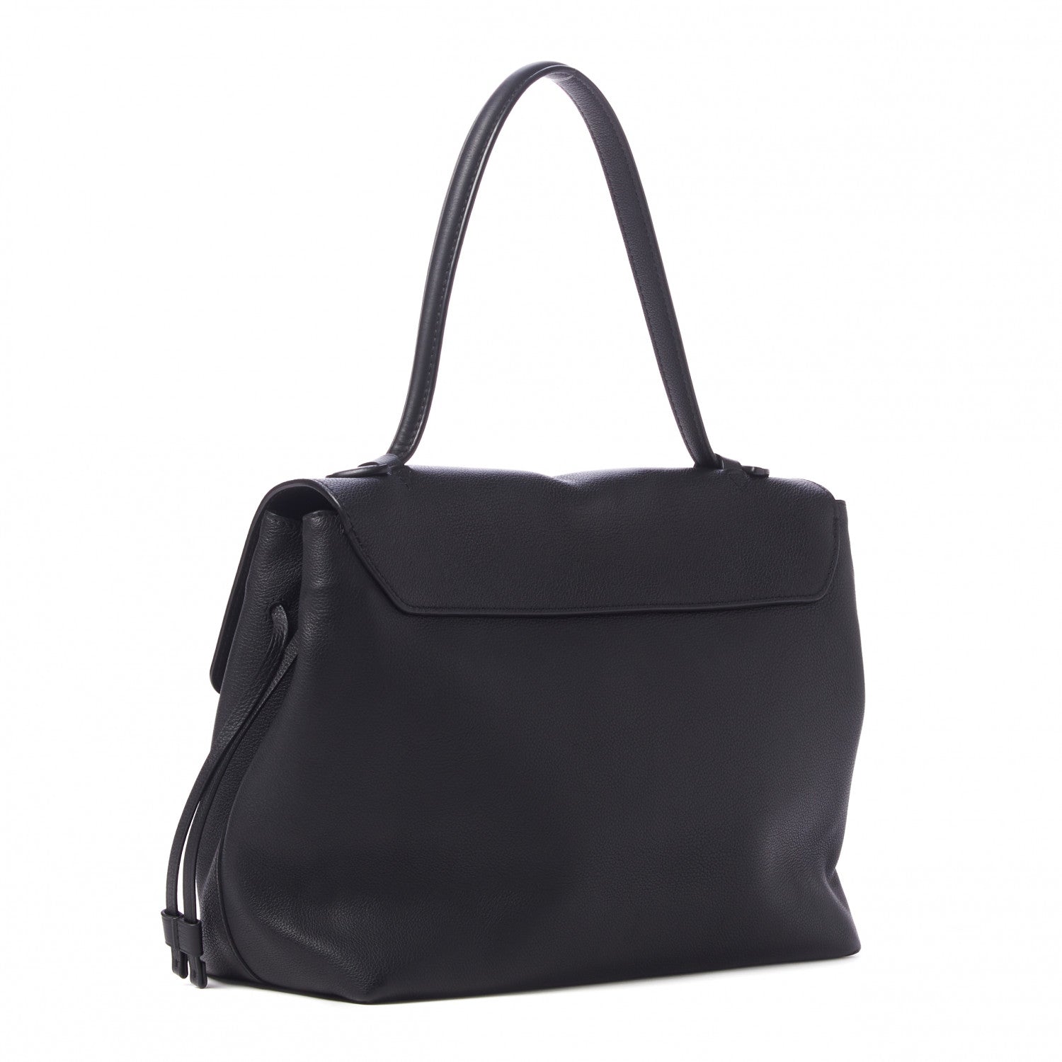 Louis Vuitton Calfskin Lockme MM Black 2 of 7