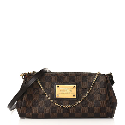 Louis Vuitton Damier Ebene Eva Clutch 1 of 9