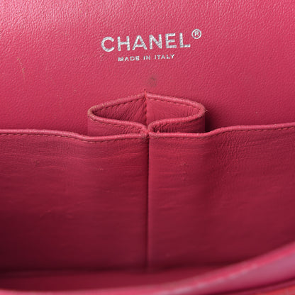 Chanel Patent Quilted Jumbo Double Flap Pink 8 of 24