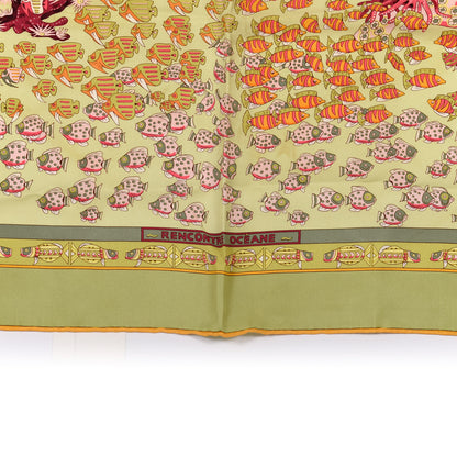 Hermes Silk Rencontre Oceane Scarf 90 6 of 6