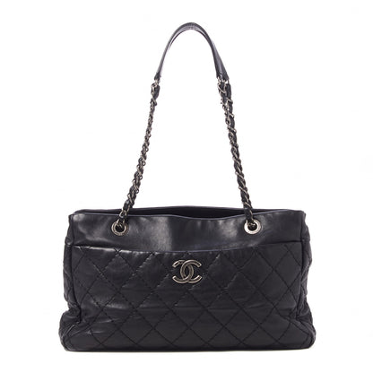 Chanel Calfskin Medium Stitch It Tote Black 1 of 9