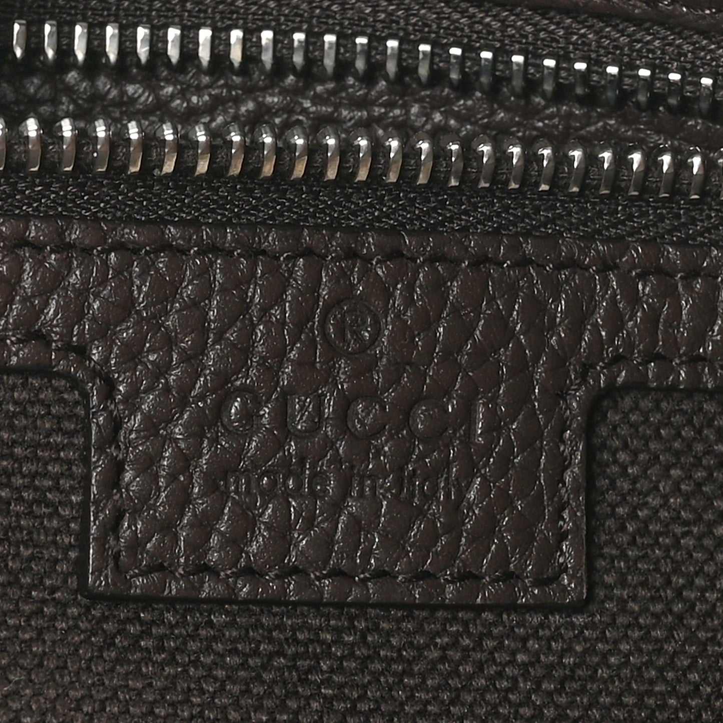 Monogram Calfskin Web Medium B Shoulder Bag Beige Brown