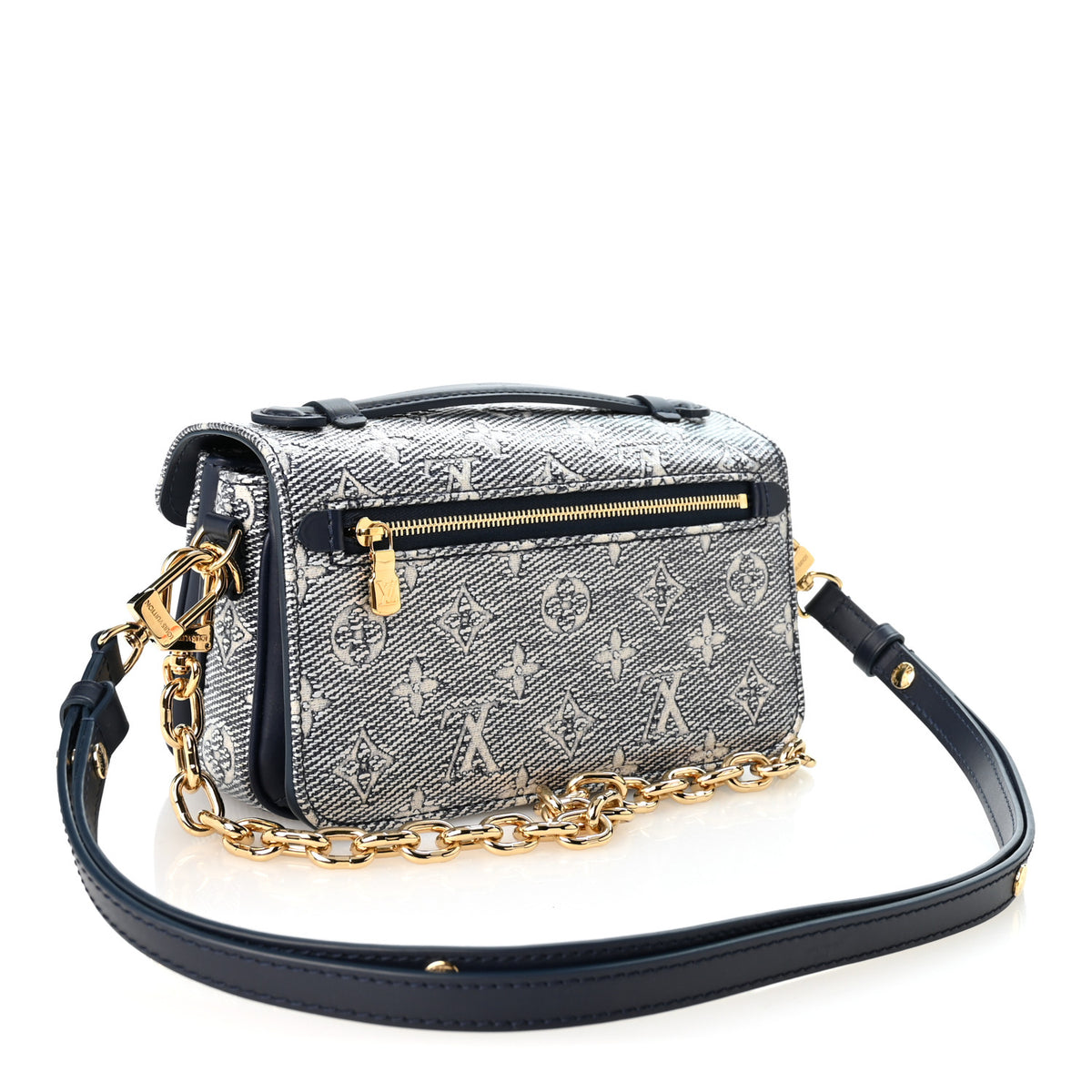 Louis Vuitton Monoglam Pochette Metis East West Blue 3 of 9