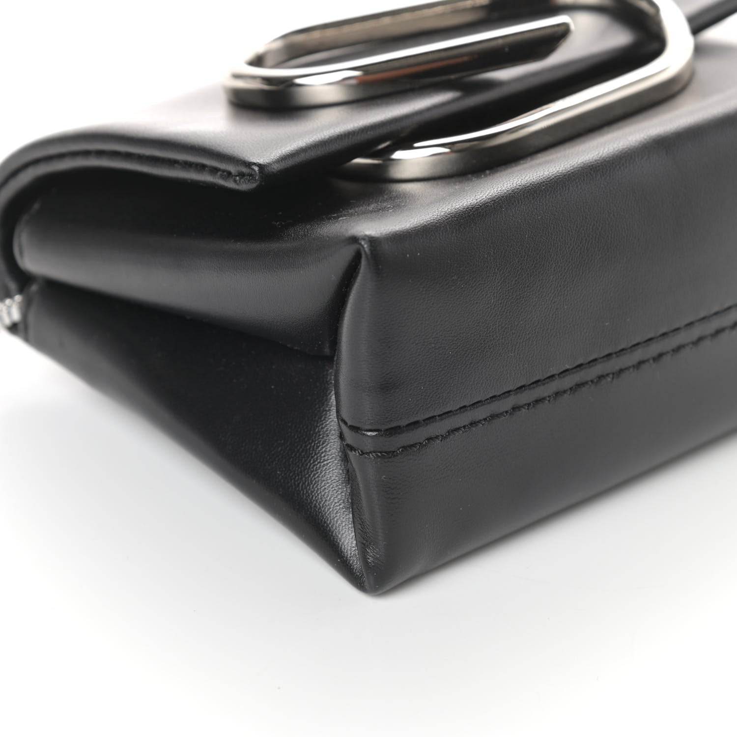 3.1 Phillip Lim Calfskin Alix Soft Flap Clutch Black 7 of 8