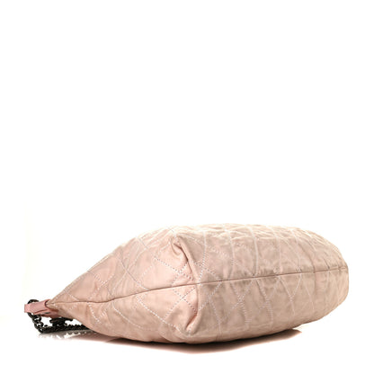 Chanel Iridescent Calfskin Quilted Coco Daily Hobo Rose Clair 6 of 11