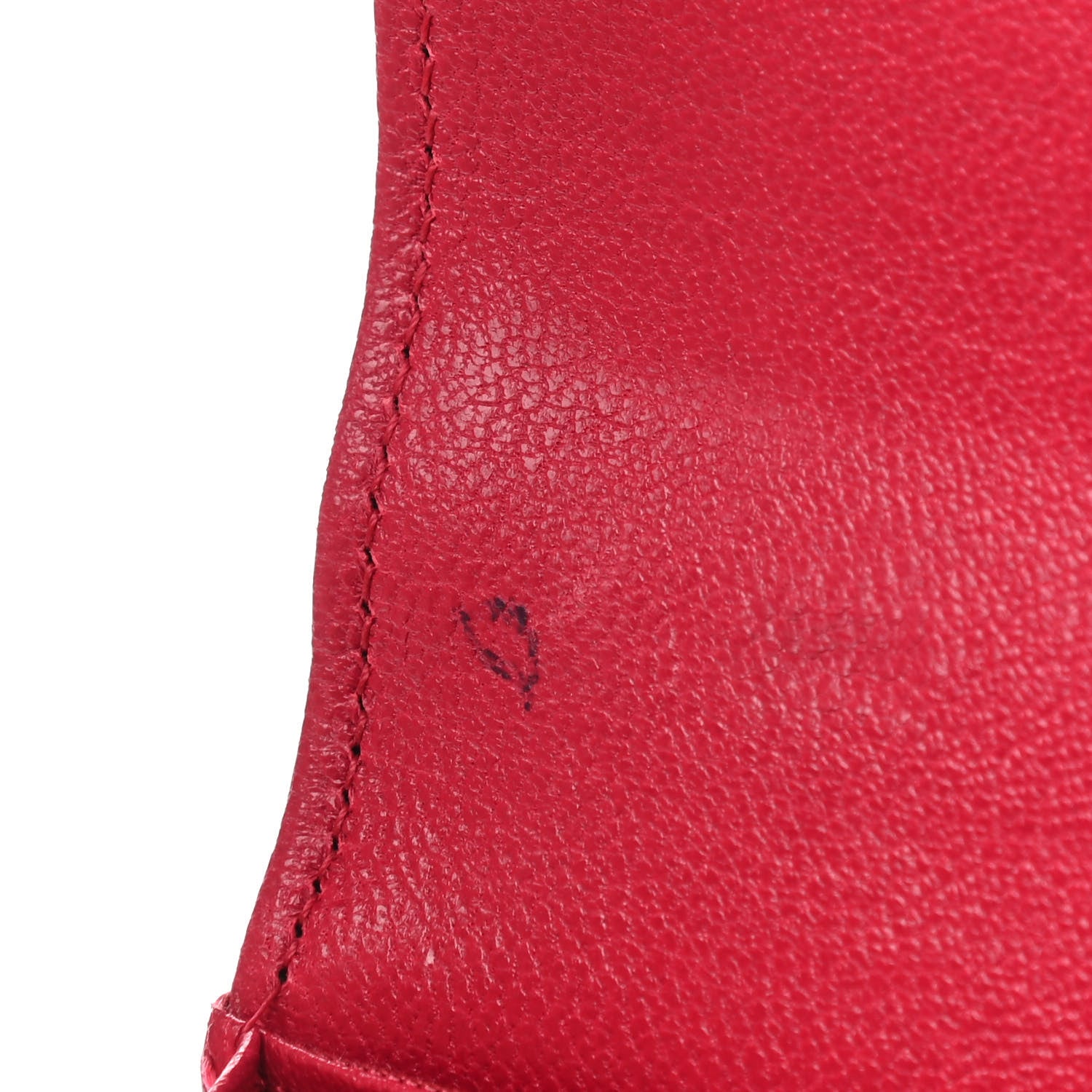 Chanel Sheepskin Quilted Mademoiselle Vintage Flap Wallet Dark Pink 10 of 14