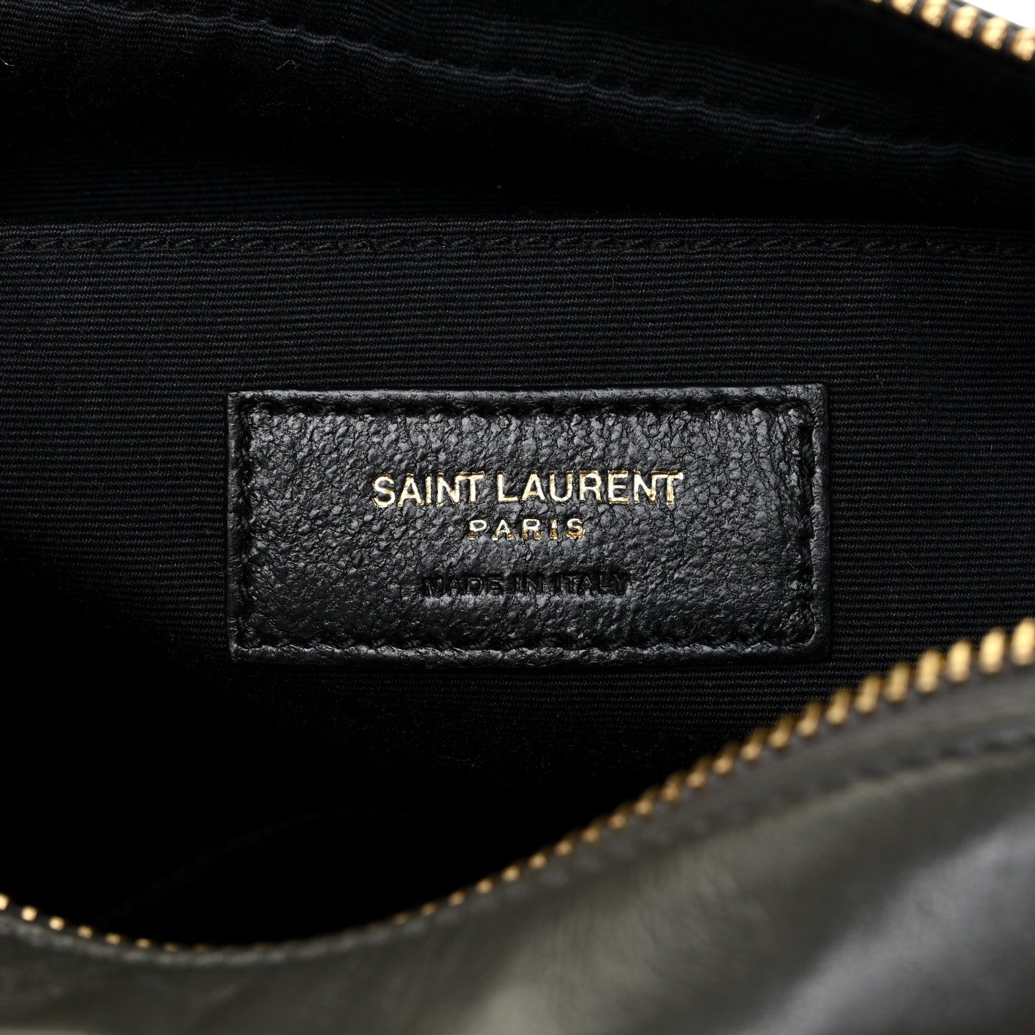 Saint Laurent Calfskin Matelasse Monogram Lou Camera Bag Military Olive 6 of 15