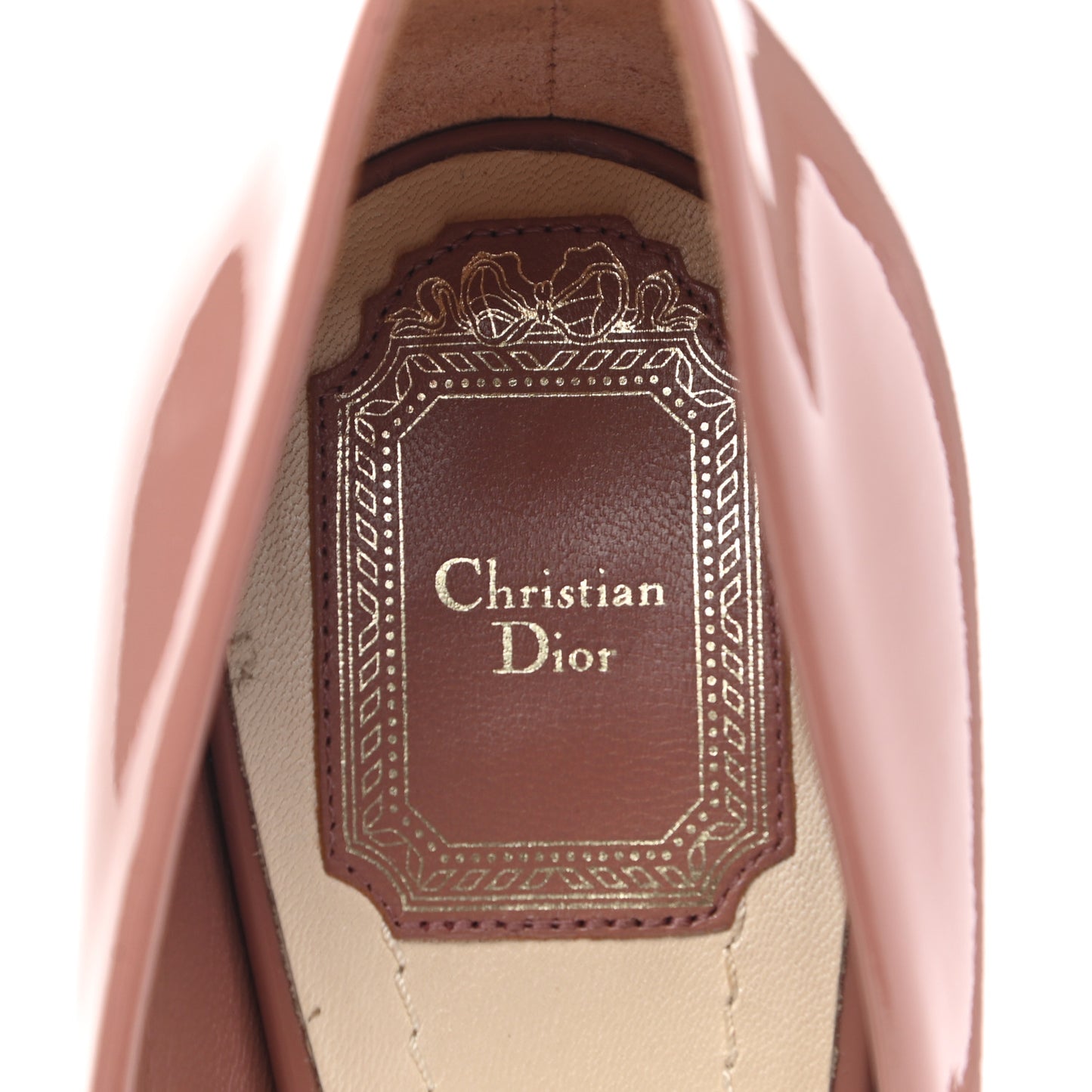 Patent Metal Cannage Peep Toe Pumps 39 Nude