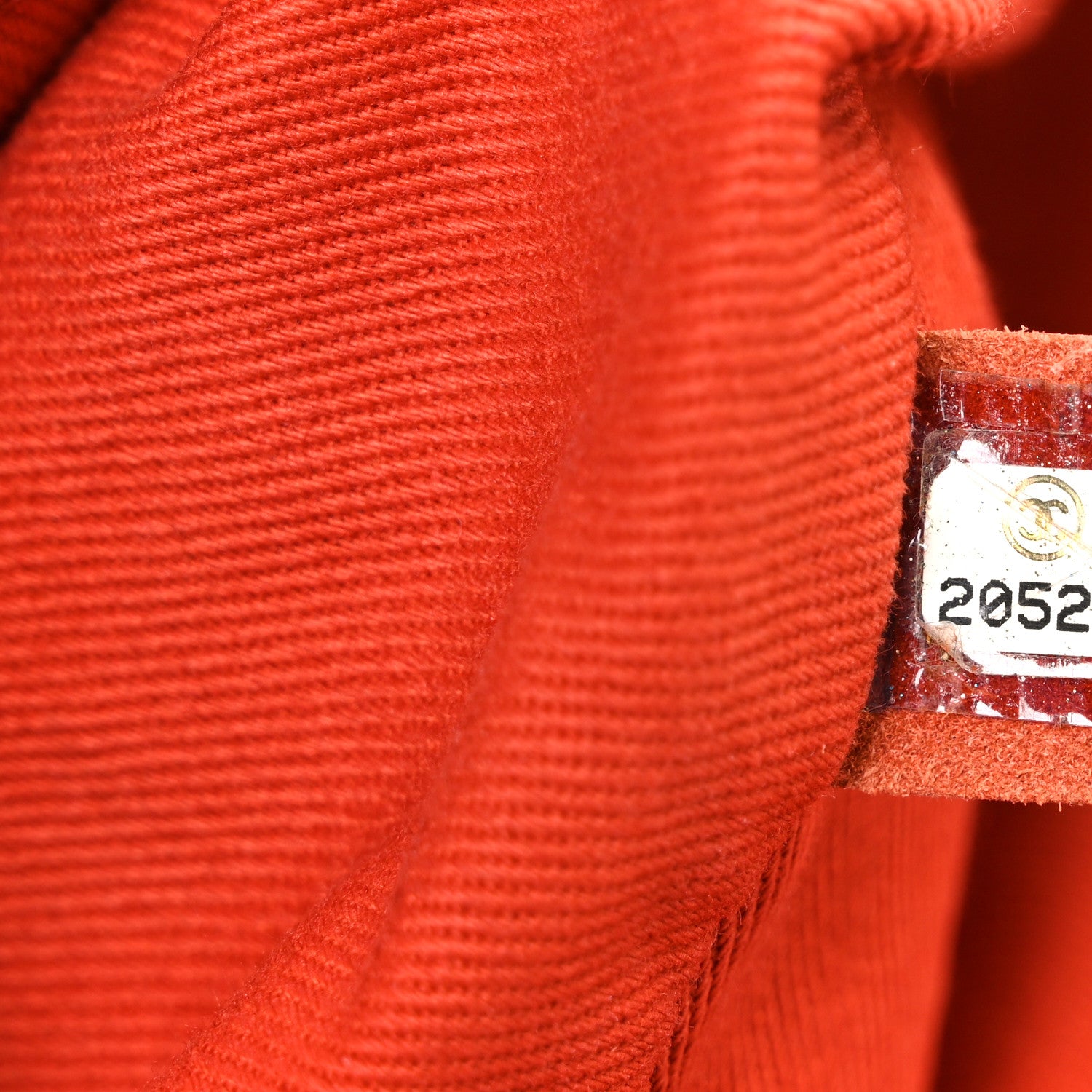 Chanel Grained Calfskin Large Natural Beauty Flap Orange 7 of 11