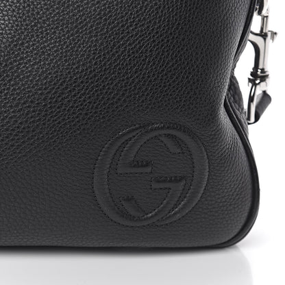 Gucci Pebbled Calfskin Large Soho Briefcase Black 10 of 10