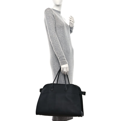 The Row Grained Calfskin Soft Margaux 17 Black 2 of 8